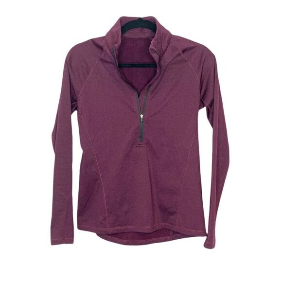 Tesla Women’s Maroon Wine 1/2 Zip Pullover Size Medium - Picture 2 of 9